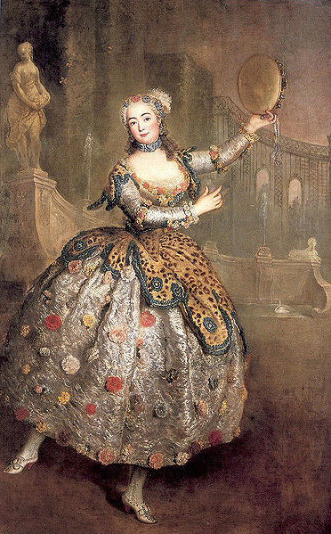 Portrait of the dancer Barbara Campanini